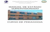 CURSO DE PEDAGOGIA - feol.com.brfeol.com.br/pdf/MANUAL DE ESTAGIO - PEDAGOGIA - FEOL.pdf · FUNDAÇÃO EDUCACIONAL DE OLIVEIRA Rua Benjamim Guimarães, 27 – Centro – 35540-000