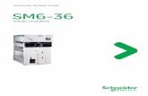 Distribuição de Média Tensão SM6-36 · personalização das soluções técnicas. ... As gamas de relés Sepam e VIP da Schneider Electric ... cada SM6-36 é objeto de um sistemático