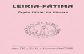 LElitIA-FfiTIMfi - leiria-fatima.pt · LEIRIA-FÁTIMA, publicação quadri mestral, que arquiva decretos e pro visões, divulga critérios e normas de acção pastoral e recorda etapas
