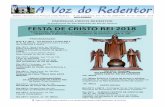 Arquidiocese de São Sebastião do Rio de Janeiro FESTA DE ...cristoredentor-rj.com.br/voz_redentor/pdf/2018/boletimNOVEMBRO2018.pdf · Dia 24/11- Sábado, às 18h: Missa DIA 25/11-