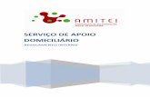SERVIÇO DE APOIO DOMICILIÁRIO - Amitei | Associação de ... · real do Cliente verificado na resposta social de Serviço de Apoio Domiciliário, podendo a Direção, para apuramento