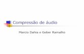 Compressão de áudiocin.ufpe.br/~musica/aulas/compressao_audio.pdf · 2 tipos de compressão ... O padrão de codificação de áudio consistia em 3 modos de operação de acordo