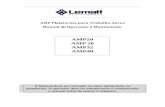 AMP Plataforma para Trabalho Aéreo Manual de Operação e ... de intrucoes amp.pdf · AMP Plataforma para Trabalho Aéreo Manual de Operação e Manutenção ... aplicações da