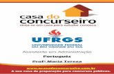 Português Profª Maria Tereza - Cloud Object Storage | Store & … · 2016-09-16 · Elementos de estruturação do texto: recursos de coesão; ... AULA 1 • Análise e Interpretação