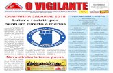 O VIGILANTEovigilante.org.br/arquivos/9e5853e9df1367350a2532c723199cf9.pdf · Belo Horizonte - MG, outubro de 2017 FITV Lutar e resistir por nenhum direito a menos ... tendo como
