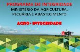 MINISTÉRIO DA AGRICULTURA, PECUÁRIA E ...enagro.agricultura.gov.br/cursos-e-capacitacao/material...PLANO DE INTEGRIDADE Portaria nº 2.310, de 13 de novembro de 2017 Comunicação