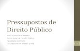 Pressupostos de Direito Público - Marcio Iorio …marcioaranha.com/slidesTGDP2Pressupostos.pdf•Análise da afirmação: “a República Federativa do Brasil é representada pela