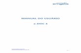 MANUAL DO USUÁRIO · O objetivo deste Manual é servir de guia a todos os usuários do e-doc Sergipe, ... produção de documentos, ... modelo de Oficio, ...