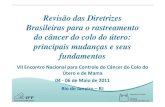Revisão das Diretrizes Brasileiras para o rastreamento do câncer …bvsms.saude.gov.br/bvs/publicacoes/inca/Revisao_Diretrizes_Brasil... · esquemas utilizados para tratamento da