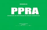 Modelo de PPRA - PPRA ONLINE de PPRA - PPRA... · PDF fileANTECIPAÇÃO DE RISCOS Este PPRA foi elaborado baseado nas informações fornecidas pelos ... • Programa de Prevenção