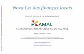 Nova Lei das finanças locais m - AMALamal.pt/site/parameters/amal/files/File/Noticias/NLFL.pdf · Nova Lei das finanças locais (Lei n.º 73/2013, de 3 de setembro) ... 13 «Serviços