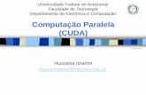 Computação Paralela (CUDA)home.ufam.edu.br/lucascordeiro/ptr/slides/13-parallel-cuda-gpu.pdf · Vantagens / Desvantagens: (+) ... Comunicação Síncrona e Assíncrona Síncrona: