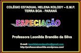 Professora Leonilda Brandão da Silva · •Pré-zigóticos: impedem o encontro dos gametas ou dos casais. Não há acasala-mento nem fecundação. ... Slide 1 Author: Leonilda Created