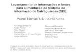 Painel Técnico SIS - Out/12-Abr/13. - redd.mma.gov.brredd.mma.gov.br/images/salvaguardas/Apresentao_SIS_CCT-2016_01-e... · • Estabelecimento de linhas de base sobre o status da