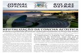 REVITALIZAÇÃO DA CONCHA ACÚSTICA · 2 Rio das Ostras - Edição Nº 992 - 2ª Edição - 07 de Novembro de 2018 PODER EXECUTIVO MARCELINO CARLOS DIAS BORBA Prefeito LEANDRO RIBEIRO