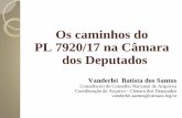 Os caminhos do PL 7920/17 na Câmara dos Deputadosconarq.gov.br/images/debate/Debate_pl_7920_apresent_Vanderlei.pdf · 1941 (Código de Processo Penal), a Lei nº 12.865, de 9 de