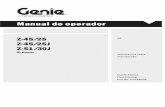 Z-45 25 CE Z-45 25J Z-51 30J - manuals.gogenielift.commanuals.gogenielift.com/Operators/Portuguese Brazilian/114340PB.pdf · resultar em acidentes pessoais ... Você aprenda e pratique