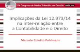 Implicações da Lei 12.973/14 na inter-relação entre a ... · Evolução da Contabilidade no Brasil Etapa 1 Etapa 2 . 9 Fato Contábil: Elementos fundamentais ... ADI 2.867, Rel.