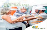 RELATÓRIO DE SUSTENTABILIDADE 2015 - elektro.com.br · Companhia, foi considerada a percepção dos principais stakeholders – internos e externos – em processo de materialidade