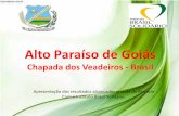 Alto Paraíso de Goiás - brasilsolidario.com.br · bandeirantes em busca de minas de ouro e escravos foragidos, dando início ao ciclo da ... • 1988 – Com a chegada do IBAMA,