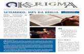 Bíblia, revelação de Deus aos homens Setembro_web.pdf · língua usada na liturgia da Igreja. ... uma leitura meditada e rezada. Feira bíblica ... aparece no esplendor da glória