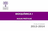 2º ano, 1º semestre 2013-2014 - Faculdade de Farmáciajvitor/My_site/BioqI_files/Aula 1.pdf · B.2 - Exercícios : determinação de parâmetros cinéticos de enzimas alostéricas;