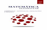 MATEMÁTICA ELEMENTAR – CAPÍTULO 2 · Matemática Elementar, fornecendo também ferramentas para facilitar o ensino e a aprendizagem do Cálculo Diferencial e Integral que você