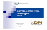 Correção geométrica de Imagens - DPI/OBT/INPEwiki.dpi.inpe.br/lib/exe/fetch.php?media=conhecer:correcao... · transformações geométricas, processamento de imagens, portabilidade)