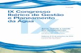 1ª Circular IX Congresso Ibérico de Gestão e Planeamento ... · Os requisitos –e sobretudo as garantias- de ... de acessibilidade, qualidade e garantia- remete ... implicações