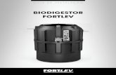 BIODIGESTOR FORTLEV · • Instale, pelo menos, uma caixa de gordura na saída dos esgotos de cozinha que serão lançados no Biodigestor. • Não lance concentrações de óleos