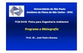 Programae Bibliografia - e...  FCM 0410 F­sicaparaEngenhariaAmbiental Programae Bibliografia Prof