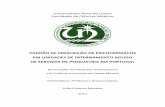 PADRÃO DE PRESCRIÇÃO DE PSICOFÁRMACOS EM … João TM 2013.pdf · III João Paulo de Sousa Campos Mendes Dissertação do Mestrado Internacional em Políticas e Serviços de Saúde