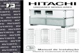Hitachi Ar Condicionado do Brasil Ltda.static.webarcondicionado.com.br/blog/uploads/2011/08/package... · Em caso de movimentação horizontal, faça-a utilizando empilhadeira ou