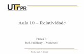 Aula 10 – Relatividade - kelifisica.com.brkelifisica.com.br/wp-content/uploads/2018/08/aula11_Relatividade... · Relembrando ... Profa. Keli F. Seidel Teoria da Relatividade Restrita