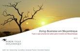 Doing Business em Moçambique - Baker Tilly Moçambique · do Modelo de Negócio, as particularidades da Operação e os cuidados ao nível dos Recursos Humanos. ... os óptimos recursos
