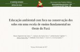 Educação ambiental com foco na conservação dos solos em uma … · 2017-05-11 · CIÊNCIA DO SOLO Solos no espaço e ... Introdução • No Oeste do Pará, região do Baixo
