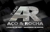 CAVALOS DE AÇO – VAQUEIROS DE ROCHA - … · • Registro de Mérito pela ABQM em Vaquejada com 29,5 ... Vaquejada, produtor de 257,5 pts de RMT na ABQM, a exem-plo dos campeões: