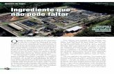 Matéria de Capa Divulgação / Petrobras Ingrediente que não ... · sas adotaram alternativas para combater as perdas por vazamentos e evaporação, aproveitar a água da ... Estação
