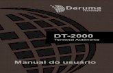 Sem título-1 - Daruma Tecnologia: Homedaruma.com.br/wp-content/uploads/2017/04/Daruma_manual_DT2000.pdf · Audio/Mic USB 2.0 Conector PS2 ... Utilize somente a fonte de alimentação