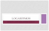 LOGARITMOS - matinterdisciplinar.pbworks.commatinterdisciplinar.pbworks.com/w/file/fetch/87895630/logaritmo.pdf · e a sua inversa, a função exponencial, constituem a única maneira