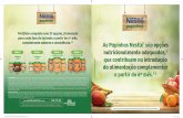 As Papinhas Nestlé são opções ETAPA 1 ETAPA 2 ETAPA 3 ... · comparado aos seus substitutos. É fundamental que a gestante e a nutriz tenham uma alimentação equilibrada durante