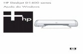 HP Deskjet D1400 Printer Seriesh10032. · ... 25 Imprimir cartões de índice e ... Imprimir várias páginas em uma única folha de ... de um filtro de linha, protetor contra surtos