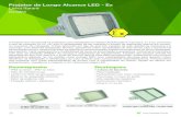 Projetor de Longo Alcance LED - Ex - Conex – Conexões ... · Projetor de Longo Alcance LED - Ex ... Fixação das tampas através de parafusos de aço inox 304/316 e junta de silicone