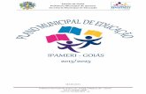 Estado de Goiás Prefeitura Municipal de Ipameri Secretaria … · Tal mobilização comprova certamente a importância da Educação para tantos voluntários envolvidos, de cujo
