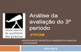 Análise da avaliação do 3º - Cantanhedeaemm-cantanhede.pt/Estruturas educativas/OQP_jornadas2015... · Provas Finais de 6º ano - Português F=Níveldafrequência;PF=Provaﬁnal.