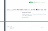 Relatório Agrupamento de Escolas de Benfica LISBOA · Escola Básica Jorge Barradas, ... educação a alunos com multideficiência e surdocegueira congénita na Escola Básica Arquitecto