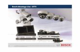 Bosch Advantage Line -CFTV - khronosdistribuidora.com.br · Bosch Advantage Line -CFTV Componentes analógicos e IPs Diferentes tipos de soluções Analógica Pura Analógica / Digital