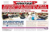 Campanha Salarial 2014 · Informativo do Sindicato dos Trabalhadores na Administração Pública e Autarquias do Município de São Paulo Março de 2014 Tel/fax: (11) 2129 2999