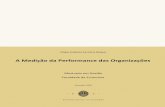 A Medição da Performance das Organizações · Este relatório de estágio pretende formalizar o estágio realizado na Lopes Garcia Consultores, entre Setembro de 2009 e Fevereiro
