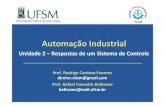 Automação Industrial - UFSMcoral.ufsm.br/.../Aula05_Respostas_Sistema_Controle.pdf · Automação Industrial. Unidade 2 –Resposta. s de um Sistema de Controle. Prof. Rodrigo Cardoso
